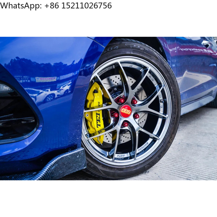 Forged Front Brake Caliper 4 Piston - Kit de freio dianteiro grande, rotor
