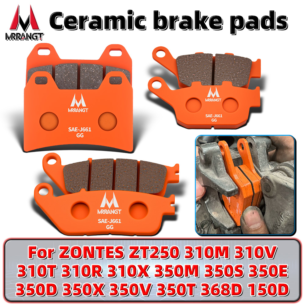 Carbon Ceramic Motorcycle Brake Rotor - Pastilhas de freio cerâmicas MRRANGT, adequadas