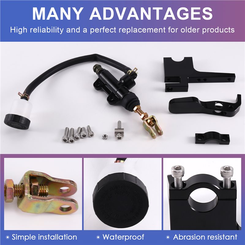 Kit de Cilindro de Bomba Trase - Motorcycle Thumb Brake System Kit avaliação e preço